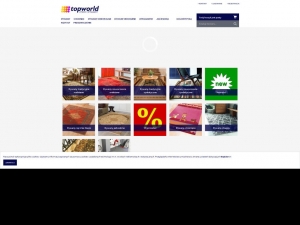 Owalny kształt dywanu